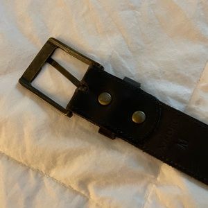 Nisolo leather belt dark brown